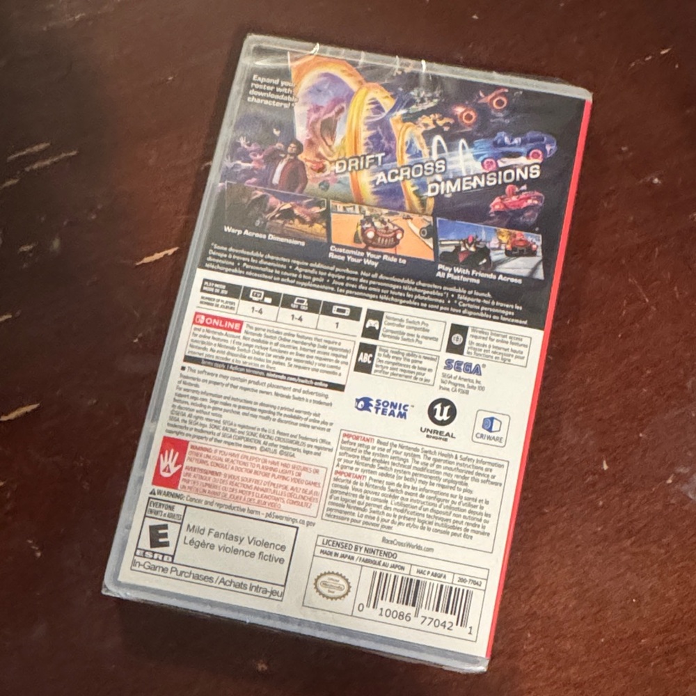 Sonic Racing Crossworlds for Nintendo Switch - Picture 3 of 3